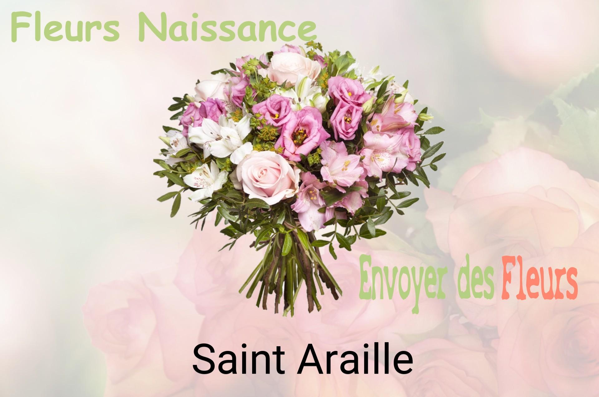 Bouquet de fleurs de naissance livré à Saint-Araille